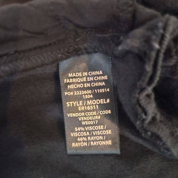 Ella Moss Off Shoulder Crochet Trim Romper Shorts Elastic Waist Black sz Small - Picture 6 of 6